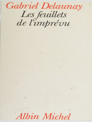 cover image of Les Feuillets de l'imprévu